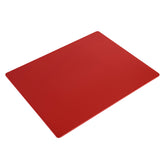 Red Leather Desk Pad w/out Rails, 24 x 19